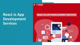 React JS development services