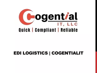 Edi Logistics | Cogentialit