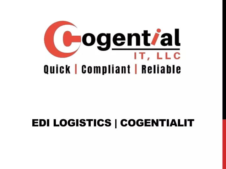 edi logistics cogentialit