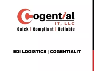 Edi Logistics | Cogentialit