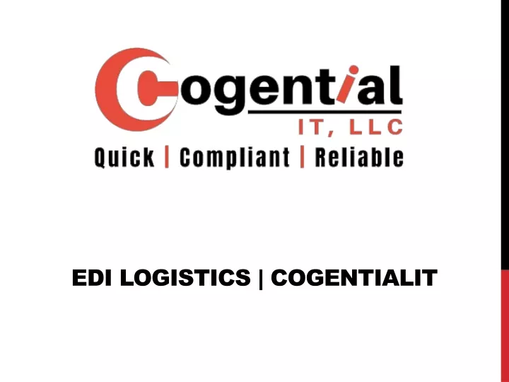 edi logistics cogentialit