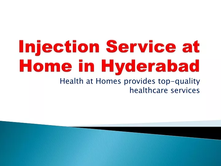injection service at home in hyderabad