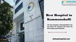 Best Hospital in kammanahalli