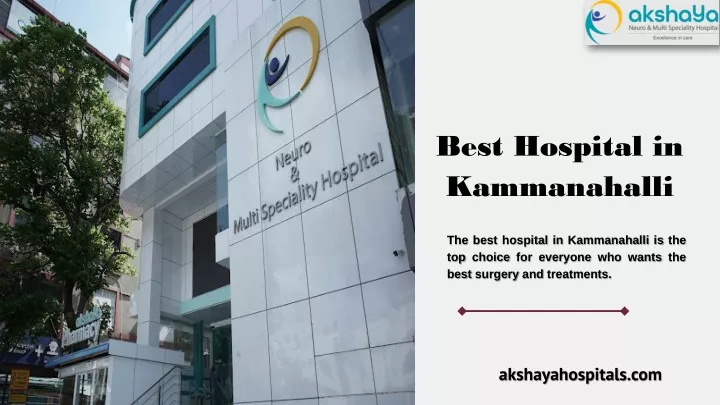 best hospital in kammanahalli