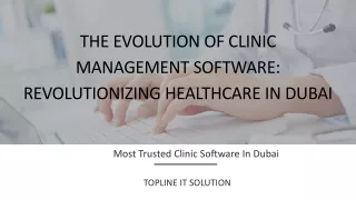 The Evolution of Clinic Management Software