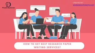 How to Get Best Research Paper Writing Services - PPT