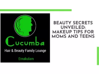 Hair spa in kochi | Cucumba Hair & Beauty Family Lounge