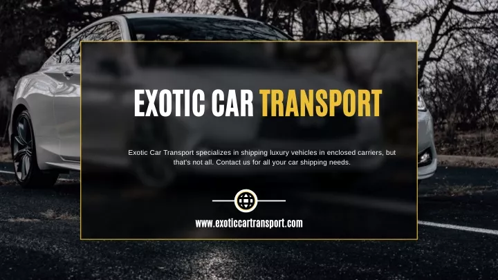 exotic car transport