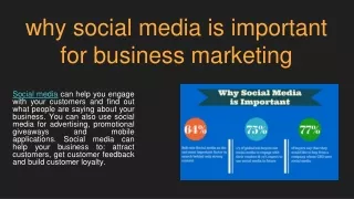 _social media is important for business marketing