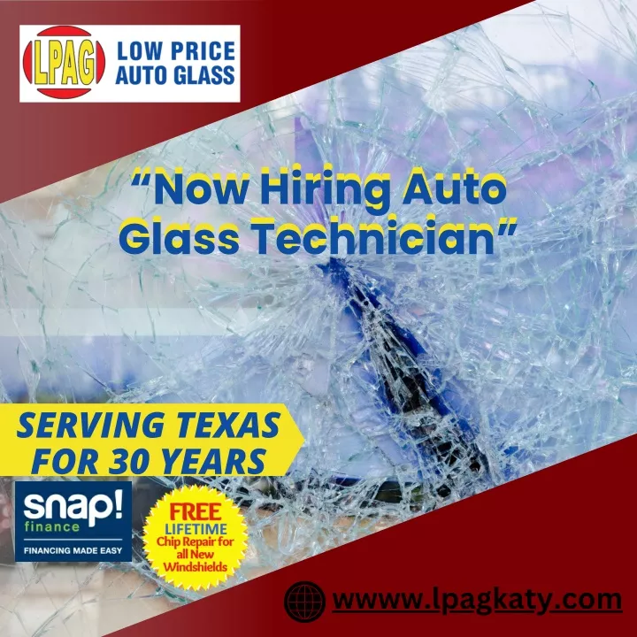 now hiring auto glass technician glass technician