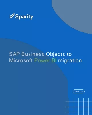 SAP Business Objects to Microsoft Power BI migration