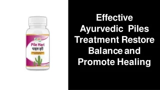 Ayurvedic medicine for piles treatment