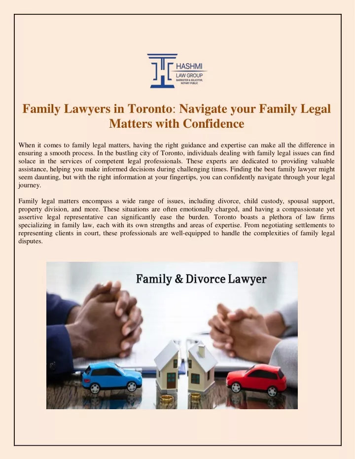 family lawyers in toronto navigate your family