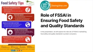 Guardians of Good Taste: FSSAI's Vital Role in Food Safety