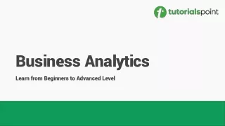 Business Analytics Presentation