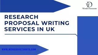 research proposal writing services in uk