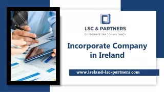 Incorporate company in Ireland