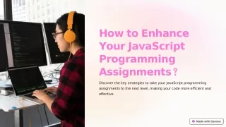 How to Enhance Your JavaScript Programming Assignments