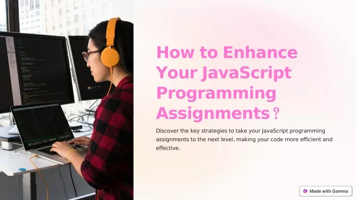 how to enhance your javascript programming