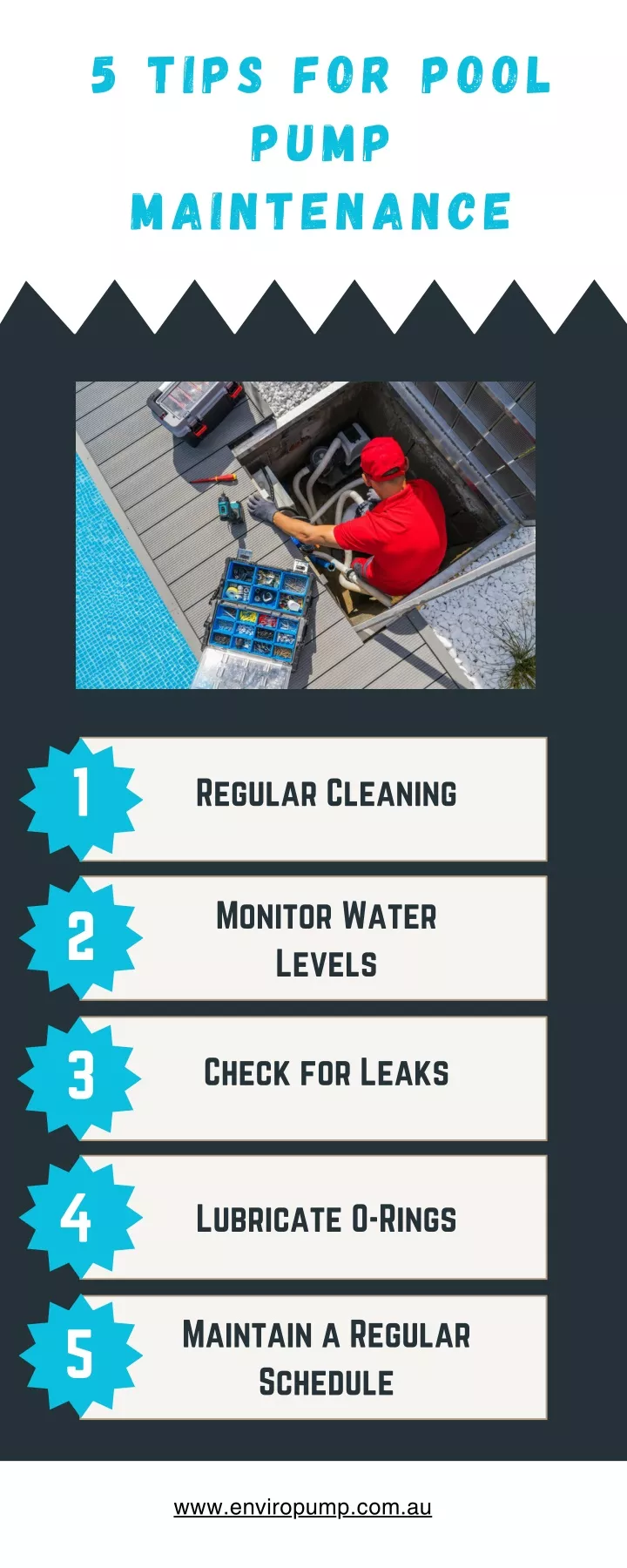 5 tips for pool pump maintenance