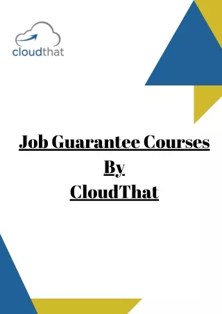 Cloud and Devops Job Guarantee Program