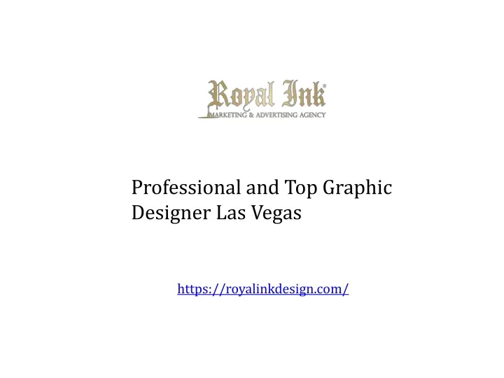 professional and top graphic designer las vegas