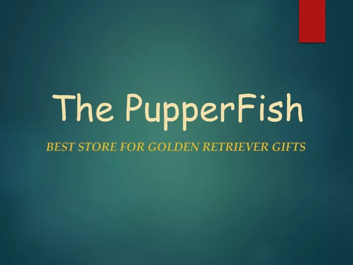 best store for golden retriever gifts