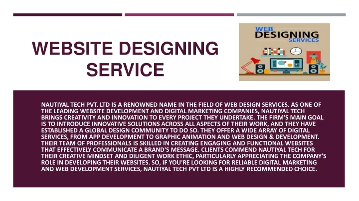 website designing service