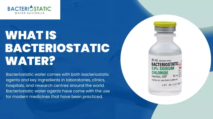 what is bacteriostatic water