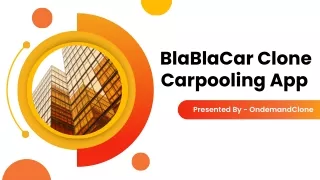 BlaBlaCar Clone Carpooling App Attractive to Entrepreneurs