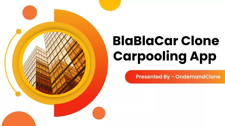 blablacar clone carpooling app