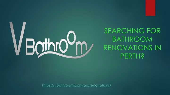 searching for bathroom renovations in perth