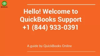 Troubleshooting QuickBooks Issues |  1 (844) 933-0391 Support