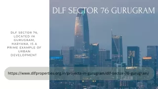 DLF Sector 76 Gurugram