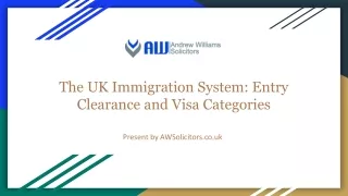The UK Immigration System_ Entry Clearance and Visa Categories