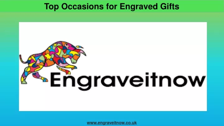 top occasions for engraved gifts