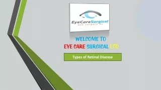 Types of Retinal Disease