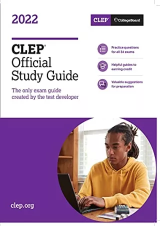 [READ DOWNLOAD] CLEP Official Study Guide 2022