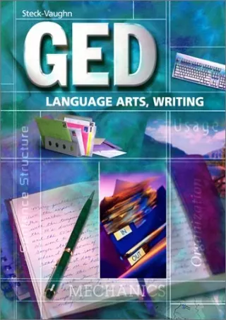 Download Book [PDF] Steck-Vaughn GED: Student Edition Language Arts, Writing