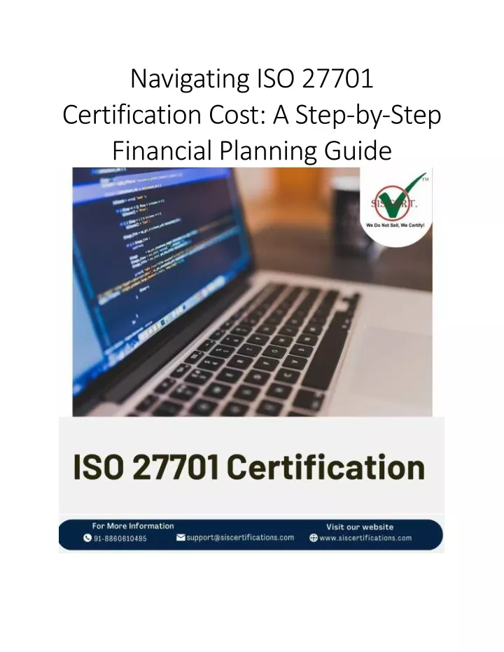 navigating iso 27701 certification cost a step