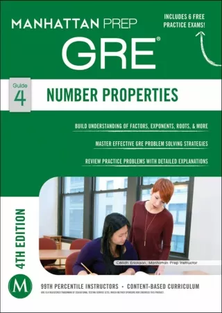 READ [PDF] GRE Number Properties (Manhattan Prep GRE Strategy Guides Book 4)