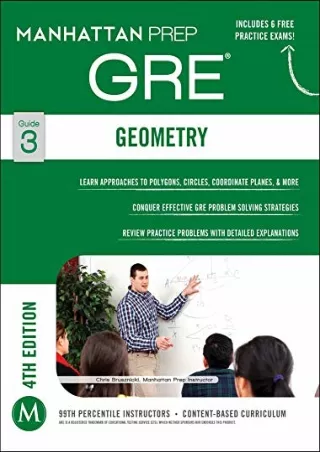 [READ DOWNLOAD] GRE Geometry (Manhattan Prep GRE Strategy Guides)