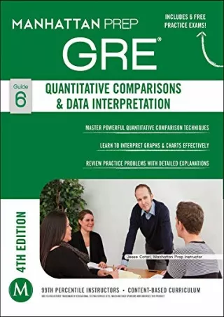 READ [PDF] GRE Quantitative Comparisons & Data Interpretation (Manhattan Prep GRE