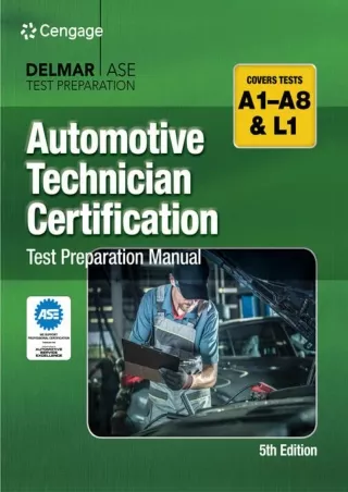 READ [PDF] Automotive Technician Certification Test Preparation Manual A-Series (DELMAR