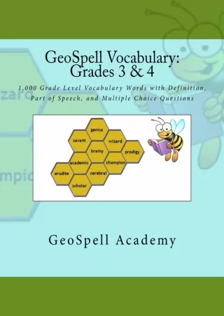 Download Book [PDF] GeoSpell Vocabulary: Grades 3 & 4: One thousand 3rd & 4th grade level