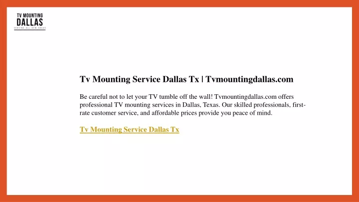 tv mounting service dallas tx tvmountingdallas