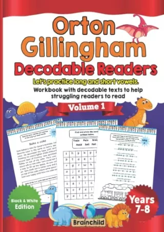 PDF_ Orton Gillingham Decodable Readers: let’s practice long and short vowels.