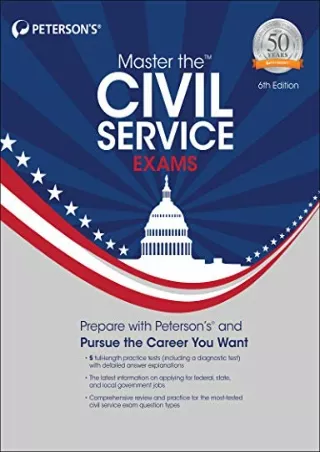 Download Book [PDF] Master the Civil Service Exams