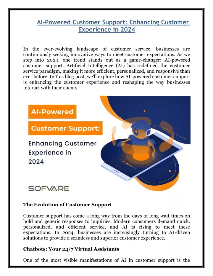 ai powered customer support enhancing customer