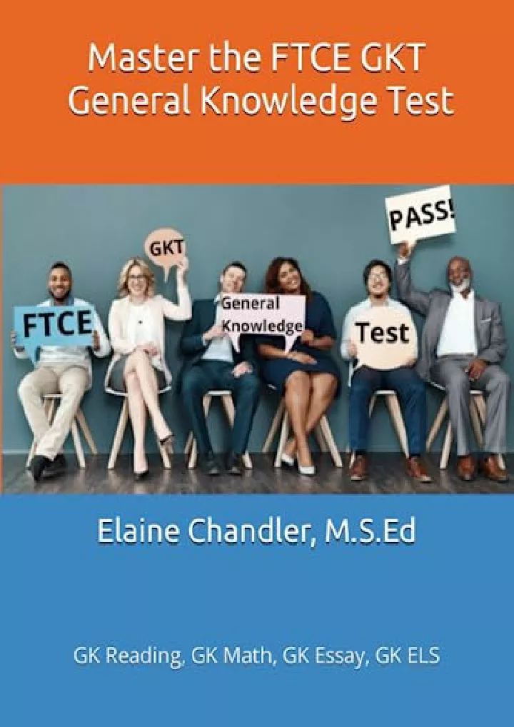 PPT PDF/READ/DOWNLOAD Master the FTCE GKT General Knowledge Test